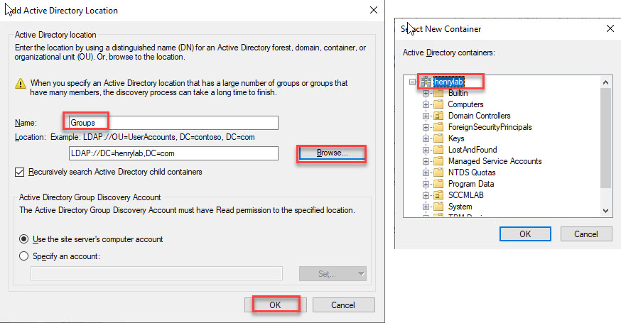 sccm automatic site assignment